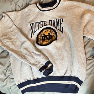 Notre Dame vintage crewneck sweatshirt
